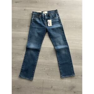 CQY Slim Straight Selvedge Denim Jeans 26x31, Blue, USA Made